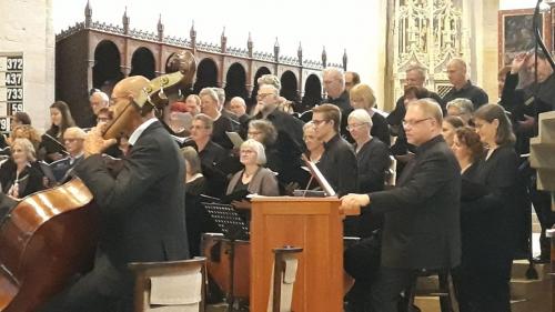 Singing in Loccum Abbey church